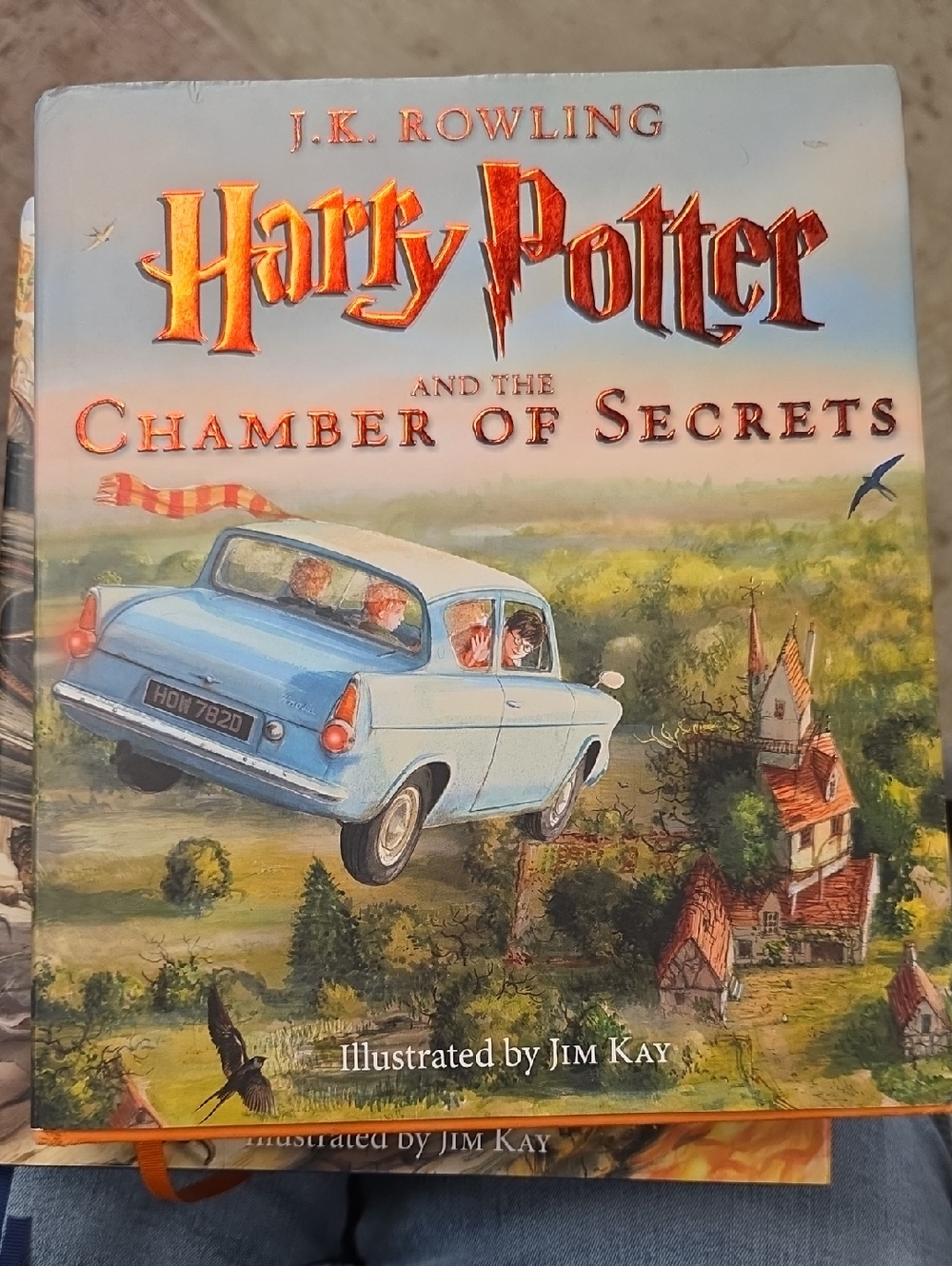 Harry Potter and the Chamber of Secrets - Illustrated by Jim Kay (Blue Cover)